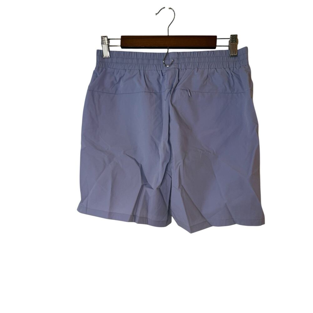 Halara Athletic Shorts Women Medium Blue Running Gym Lightweight Zip Pocket NIB